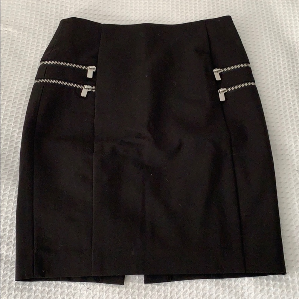H&M metal zipper pencil skirt, 4